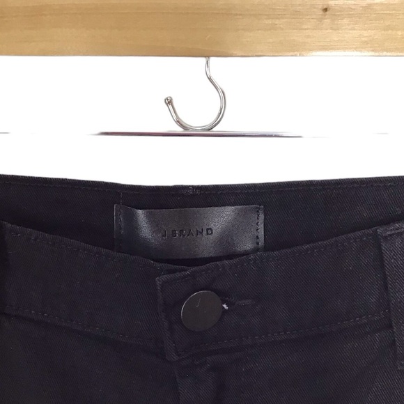 J Brand Premium Stretch Twill Black Eli Short Relaxed Fit - Picture 6 of 10